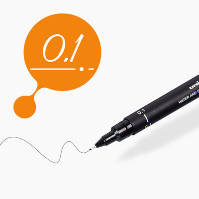 1pc UNIPIN Pen Technical Drawing Pen Fine Liner Pen Designer Architect Engineering Drawing Office Writing Gift Pen Black Ink Gel Pen