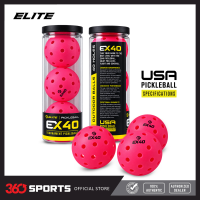 Elite EX40 Tournament Pickleballs - Set of 3