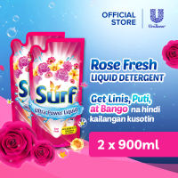 [BUNDLE OF 2] Surf Rose Fresh Laundry Liquid Detergent 900ML