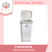 Yomomma Sealed Diaper Pail/Bin | Odorless Comes with Free Plastic Bags