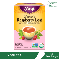 Yogi Tea Womans Raspberry Leaf 16 Organic Caffeine Free Tea Bags