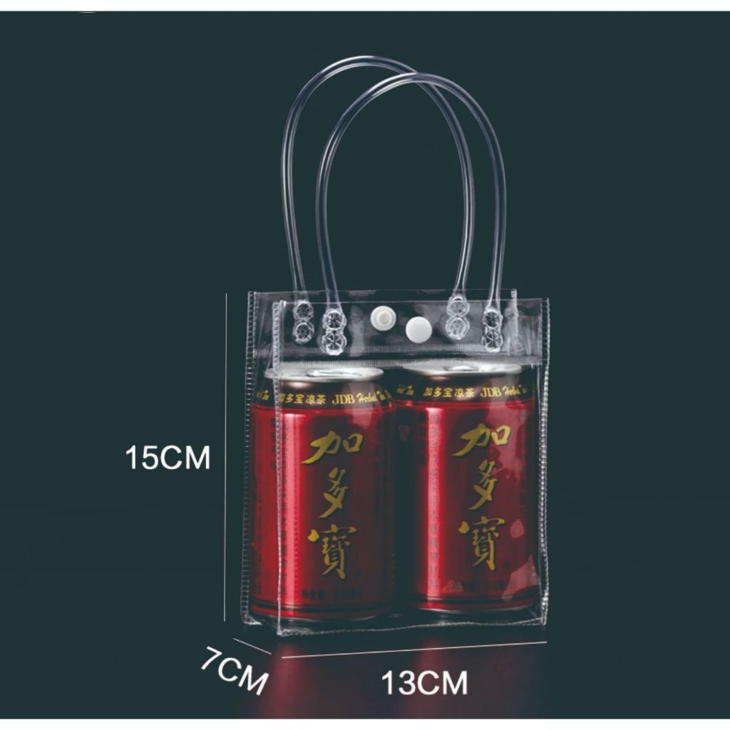 PVC Loot bag Small gift bagBbags for gifts Clear paper bag PVC hand bag Transparent Frosted Plastic