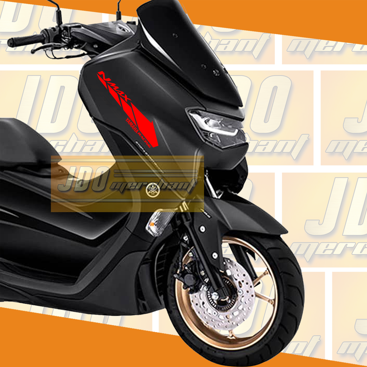 Yamaha Nmax Stickers v1 v2 version decal 2pc