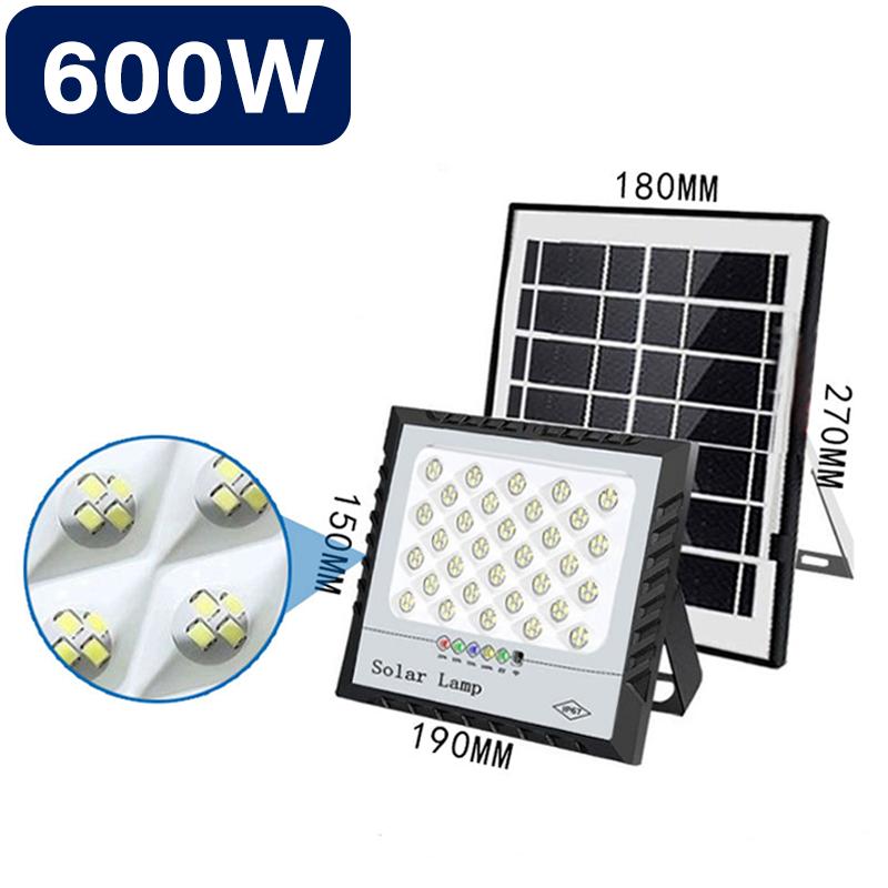 OXHEAD 5 year warranty solar LED lamp outdoor waterproof 1000W complete set of automatic sensing lamp with panel