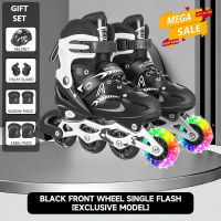 IMUTO[Free protective gear]Roller Skate Shoes for Kids Adjustable Quad Skates Roller Blades Skate Shoes for Girls Boys