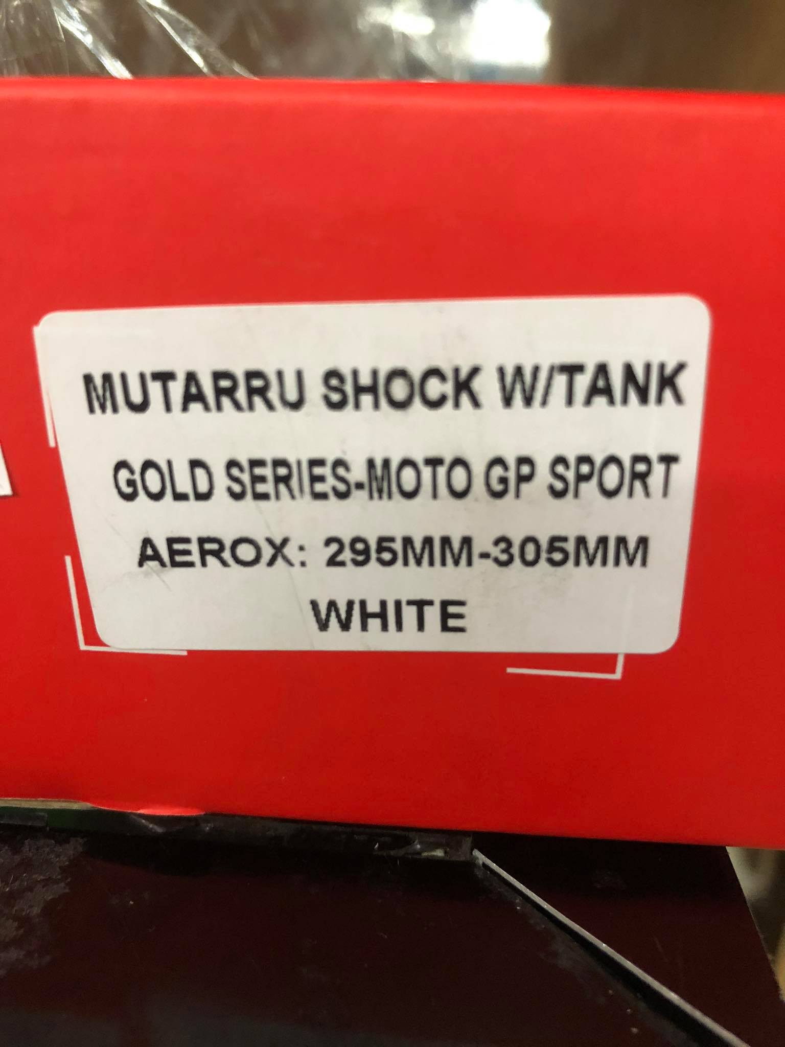 Jnl Mutarru Shock Aerox 305mm color white nmax v2 LOWER review and price