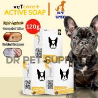 120g Vetcore Herbal Soap All Stages Adult Puppy Pet Vet Core Anti Tick Flea Dog Dogs Pet Essentials