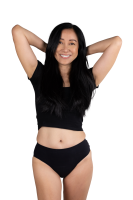 Ecoflo - Heavy Flow High-Waist Snug Bikini - Womens Leak-proof Menstrual Underwear Reusable Period Panties