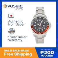 TECHNOS  T9C30SH  100th Anniversary Model GMT Quartz Silver Wrist Watch For Men from YOSUKI JAPAN