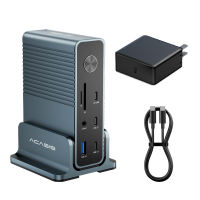 ACASIS 15-in-1 USB C Desktop Docking Station para sa USB-C Laptop 4K HDMI Display DP 4K/60 HZ 2*USB3.1 10GBPS SD/TF Audio RJ45 para sa Mac at Windows(Ipinapadala sa Lokal na Lugar — Ihahatid sa loob ng 3 Araw)DS-7A15