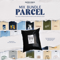 Rated Cinco Mix Bundle Parcel | Cotton Tshirts | Round neck | Crewneck | For Men and Women | Casual | Minimalist | Top Streetwear | Womenswear | Basic