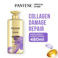 Pantene Miracles Supplement Conditioner Collagen Damage Repair Hair Care 480ml