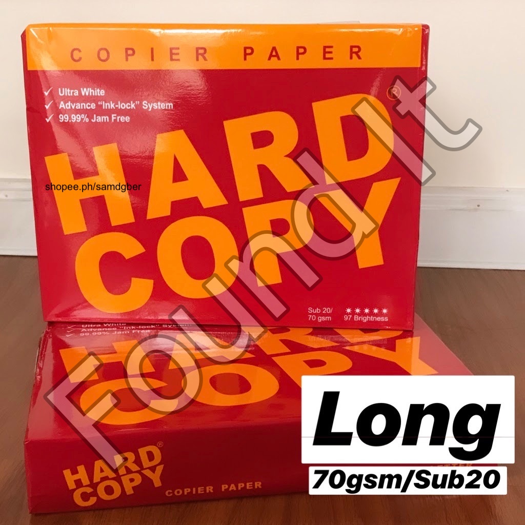 Hard Copy Paper Short Long & A4 Size Bond Paper Per Ream 500 Sheets and 250 Sheet