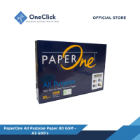 PaperOne All Purpose Office Copy Paper 80 GSM (Short/Long/A4/A3) 500sheets/ream