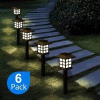 2Pcs/6Pcs Solar Solar Light Powered LED Light Outdoor Rain-proof Walkway Yard Garden Lamp