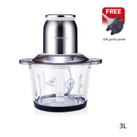 MEEVIDA Meat Grinder Electric Food Processor Chopper and Blender Multifunctional Food Processor Meat Grinder Garlic Grinder
