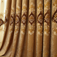 AnneyOneDecor High-end European Embroidery Curtain Luxury Window Treatment Voile Panel Drape for Living Room Bedroom Delicate Sheer Curtain