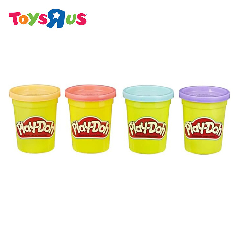 Play-Doh Classic Color (Purple Orange Pink Light blue)