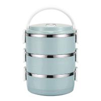 WestGoods Stackable Thermal Lunch Box Stainless Steel Hot Food Bento Portable Home Insulated Meal Box