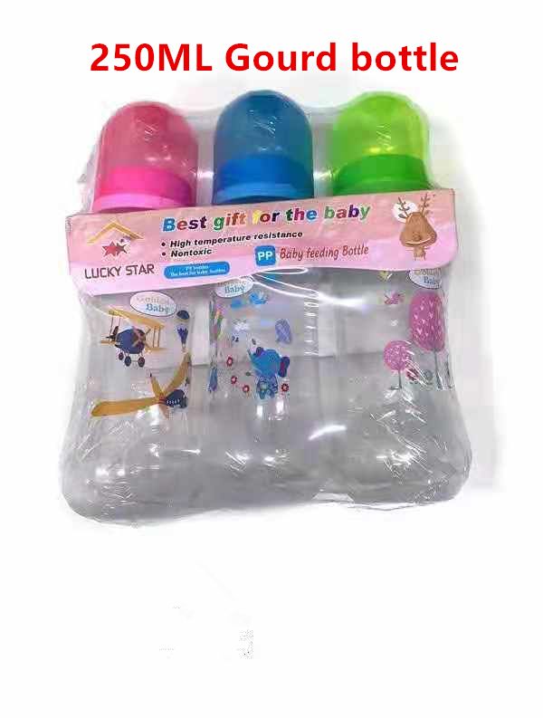 3pcs set Feeding Bottle Baby Straight Feeding Bottle Combination，Baby Toy，Childrens gifts，Great idea for gifts Christmas gifts Birthday gifts