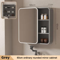 SWG Wall Mounted Bathroom Mirror Cabinet with Door & Storage Shelves - Space-Saving Bathroom Furniture