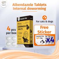 Cassiel Pet Dog and Cat Tick and Flea Killer Treatment Pour On Solution (Cats & Dogs) External Use & Deworming Tablets