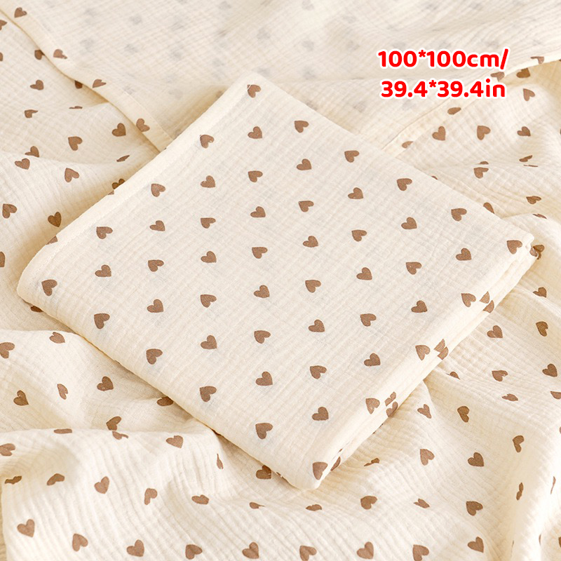Baby 100% cotton receiving muslin swaddle blanket baby girl boys muslim swaddle wrap