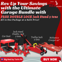 Big Red Hydraulic Crocodile Floor Jack (Portable)