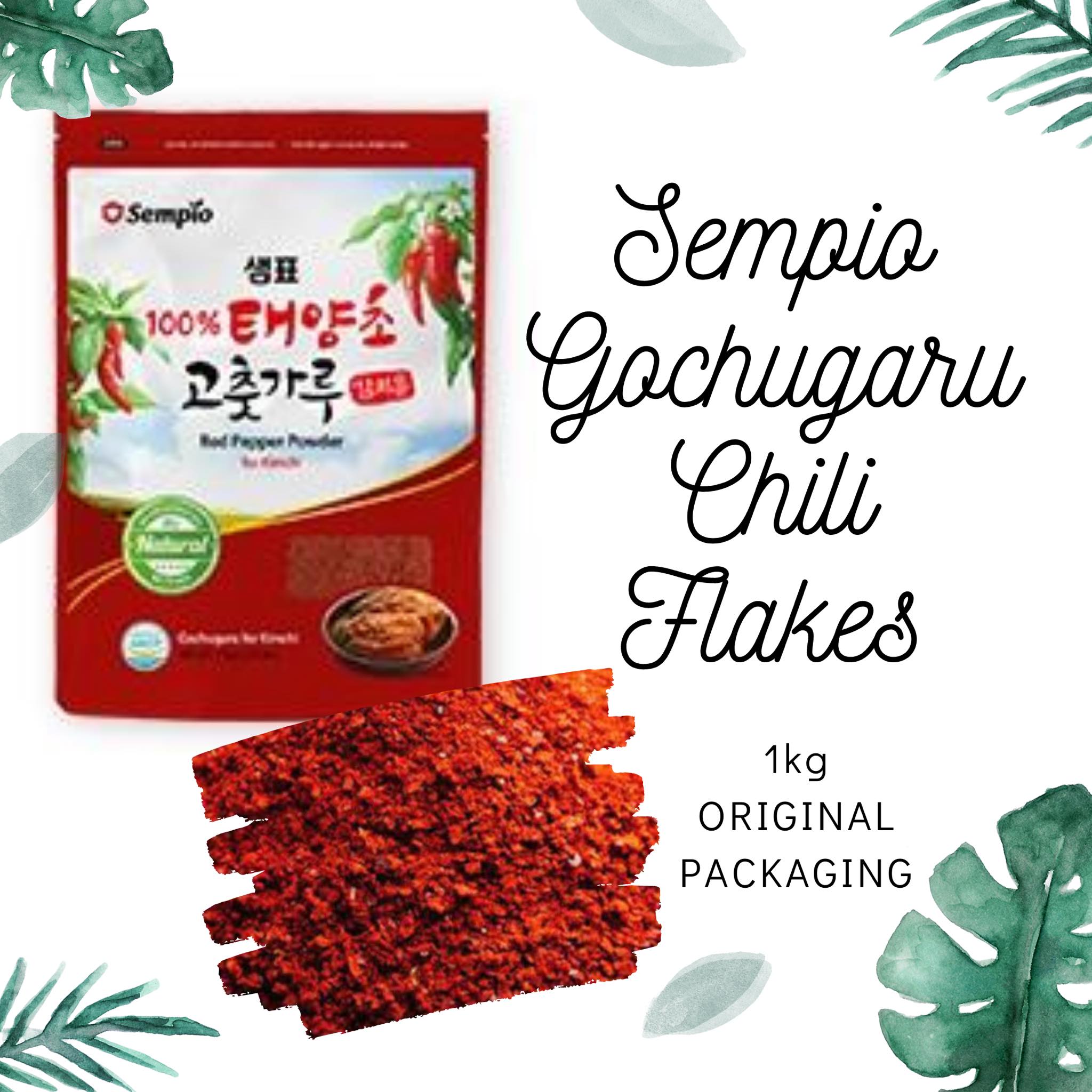 Sempio Gochugaru Chili Flakes 1KG Original Packaging (Red Pepper) - KMs  Organics review and price
