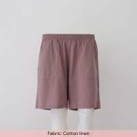 Meemee Ladies Cotton Linen Tokong Shorts (Walking Shorts)