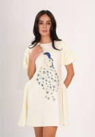 Plains & Prints Fathia Short Sleeve Dress