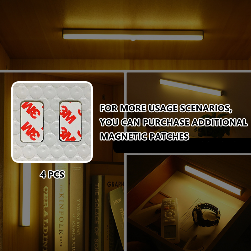 Magnetic LED Light For Room Rechargeable Light Study Lamp Shade Dim Light For Bedroom Mini Bed Light