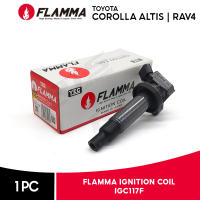 Yec Flamma Ignition Coil for Toyota Altis 1ZZ 3ZZ | Rav-4 1ZZ 3SGTE IGC-117F 90080-T2006 (PENCIL TYPE/4PINS) IGC117F 1PC