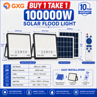 GXG 100000W solar light outdoor waterproof original Solar lights heavy duty with solar panel bulb garden lamp