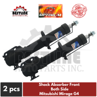 Shock Absorber Front Passenger and Driver Side (Both Sides) for Mitsubishi Mirage G4 / Mitsubishi Mirage Hatchback Optimum Brand