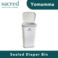 Yomomma Sealed Diaper Bin  Baby Essentials for Nursery Diaper Pail with Odor Control