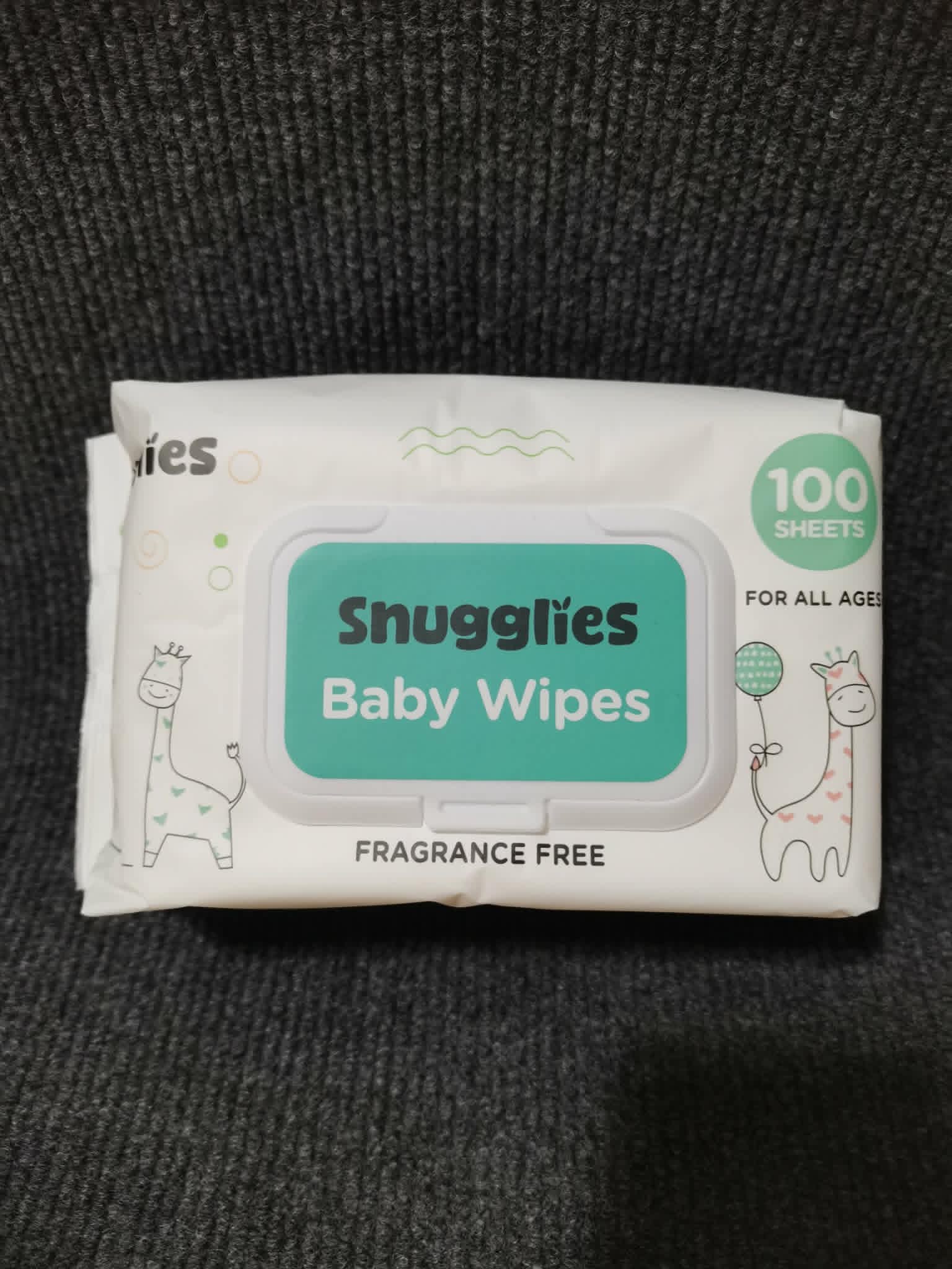 Snugglies Baby Wipes Fragrance Free 100 Sheets For All Ages