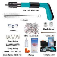 Nail Puncher Gun Nail Guns Concrete Steel Wall Anchor Wire Slotting Device Decoration Power Tools