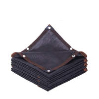 INXX Black/Brown Sunshade net shade sunshade outdoor waterproof sun shade net garden net 97% Sunblock Shade Cloth Net