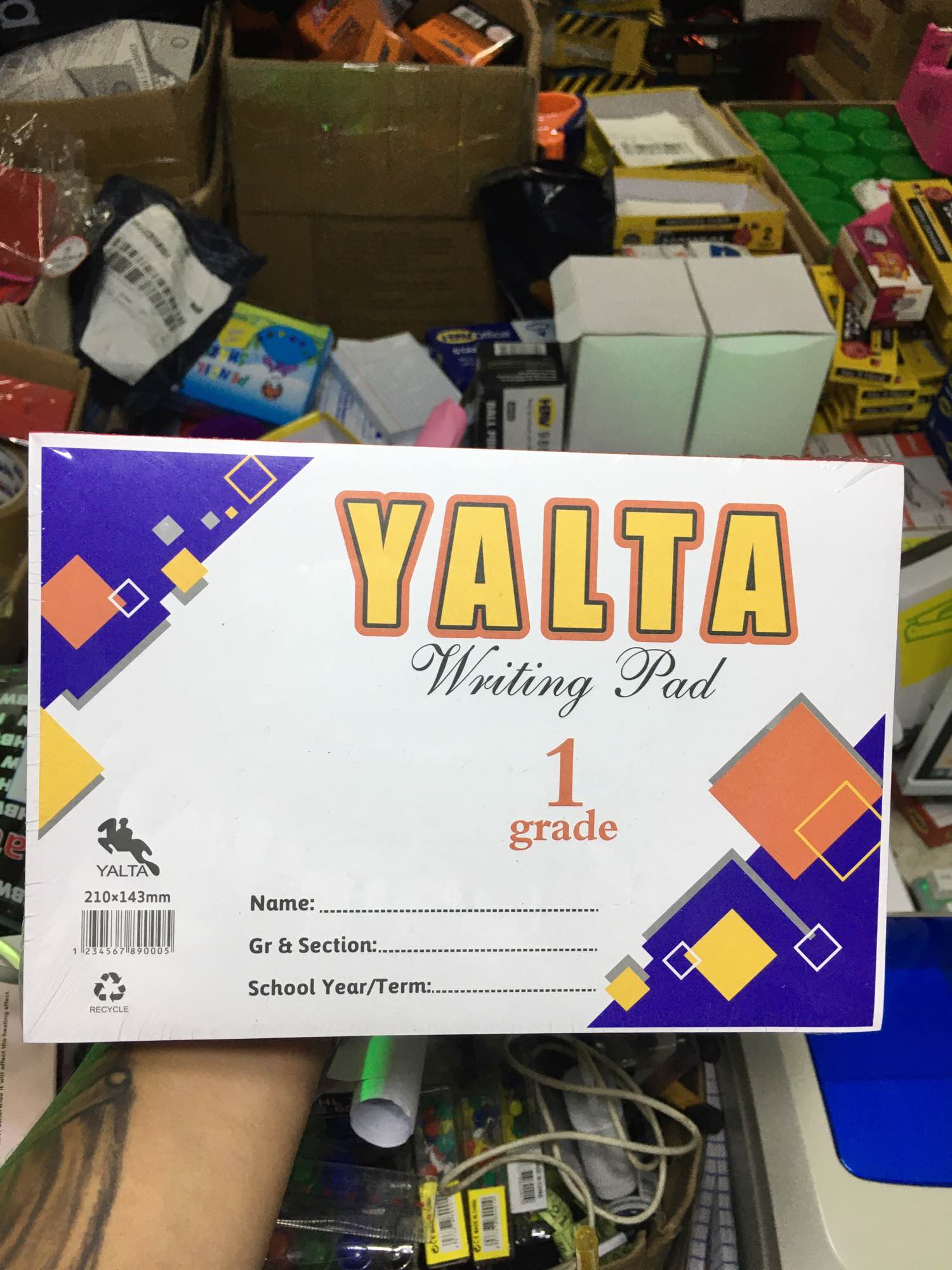 Grade 1234 Elementary Pad Paper 10Pad in One Ream