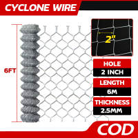 Cyclone Wire Farm Fence Galvanized/PVC Chain Wire Garden Fencing Pambakod Net Enclosure Protection Chicken Wire Mesh