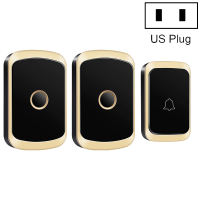 CACAZI A20 Wireless Doorbell 300M Range 36 Chime Digital Music Remote Control Waterproof Doorbell for Home Office