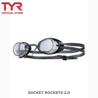 TYR Socket Rockets 2.0 Adult Goggles (Smoke/Black)