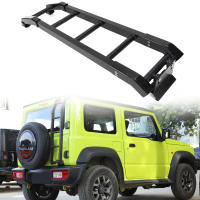 Areyourshop For Suzuki Jimny 2019 2020 2021 2022 2023 2024 2025 2026 Rear Tail Tailgate Door Ladder Climbing Lift Supports Black Aluminum Four-door Three-door 4door 3door 6pcs