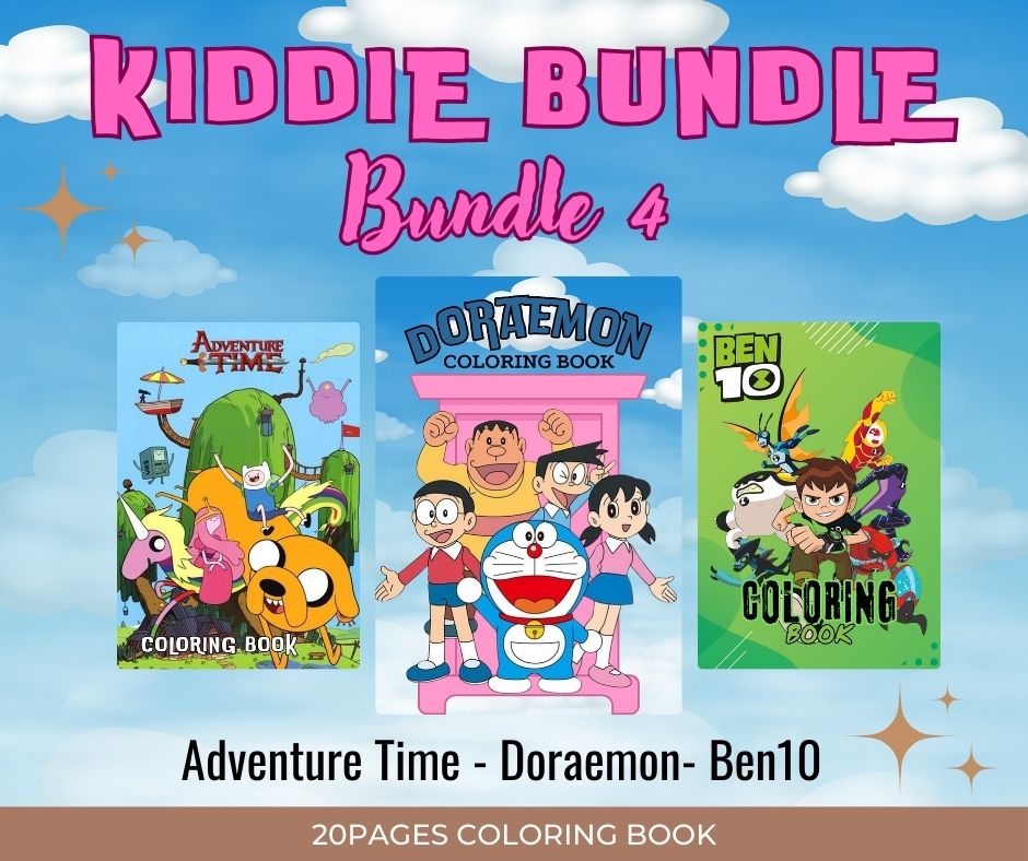 3in1STAPLE Coloring Book for Kids | Sanrio | Hello Kitty | Kuromi | My Melody | Cinnamoroll | Cocomelon and Many more