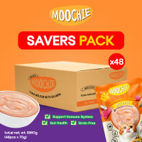 VALUE BOX Moochie Wet Cat Treat Tuna Mousse w/ Salmon