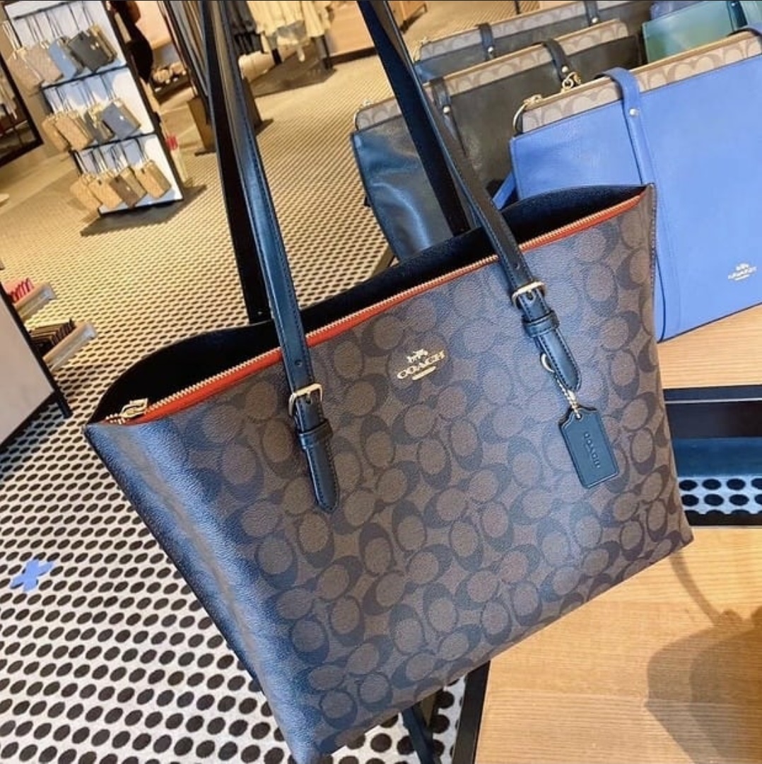coach mollie tote review