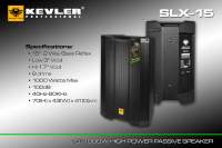 Kevler Professional SLX-15 1000W Plastic Molded Speaker 2 pcs