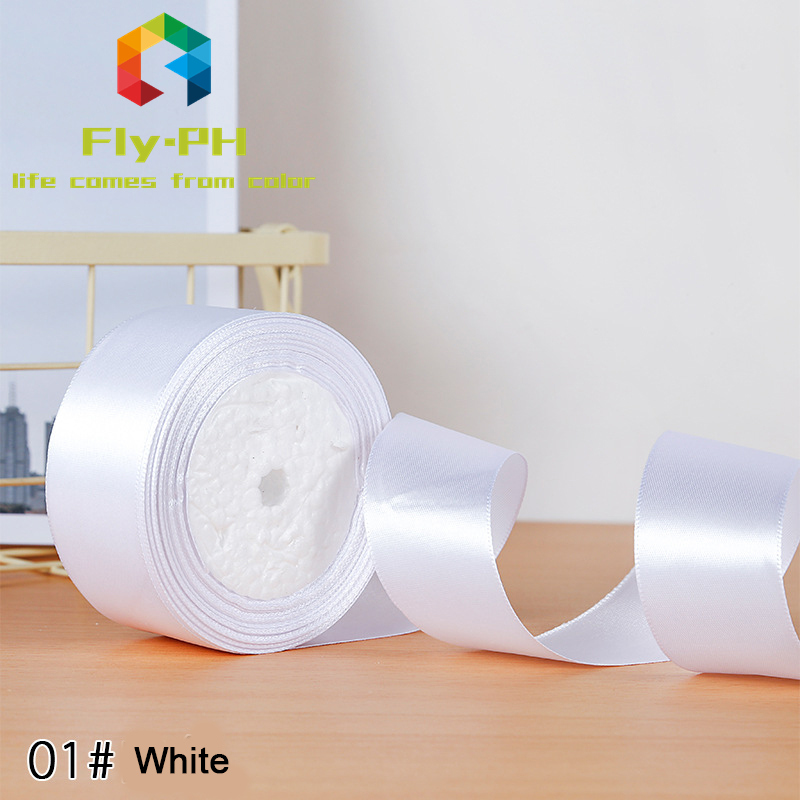 FLY|PFly.PH | 25Yards/22m/Roll 4cm ribbon satin ribbon decorative ribbon gift packaging Ribbon roll