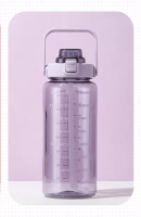 ABS Sports Outdoor 2000ml Sports Water Bottle Locking Buckle Leak Proof Portable Workout Cycling Drinking Water Tumbler for Gym